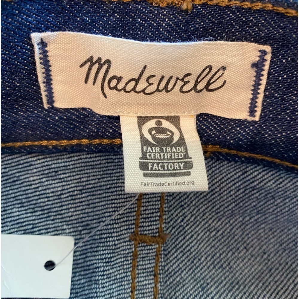 Madewell The Perfect Vintage Straight Jean Seamed Version Greenhaven Size 23 NWT - Picture 12 of 16